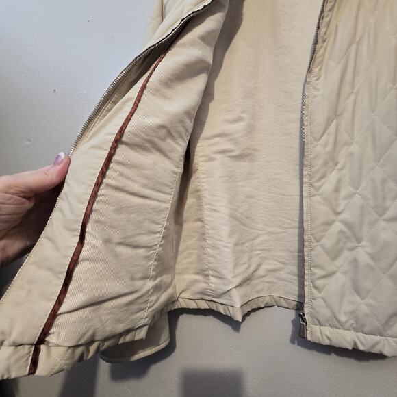 Loro Piana Womens Quilted Jacket Sz IT44 US 8 Italy Luxury Designer Old Money - Picture 10 of 16